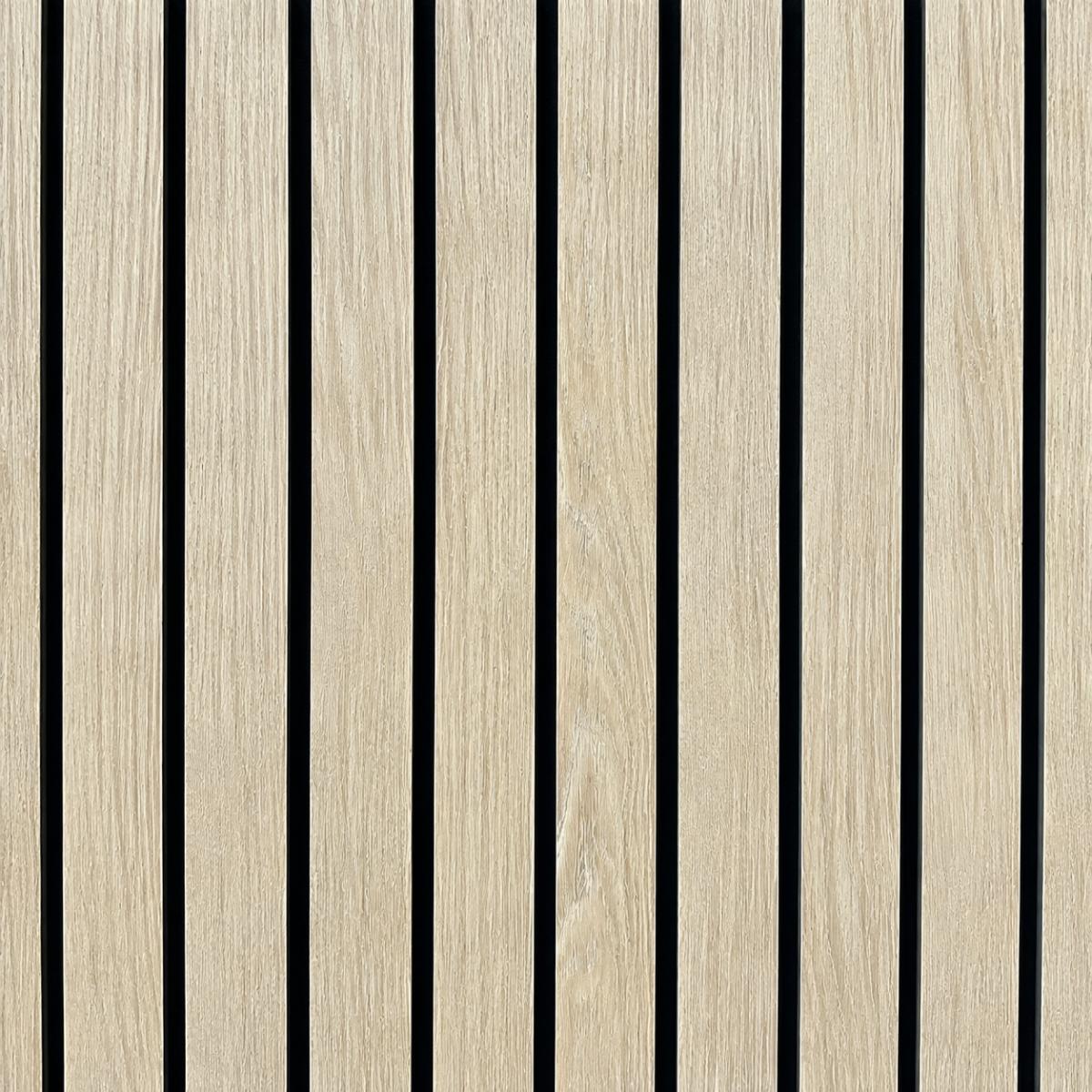Wall Panel 17D - Dark Oak - Wide Slat Acoustic - 240cm - (1 pack / 4pcs) — Slat & Acoustic Panels handmade to order by Langham Furniture, image 2 of 2