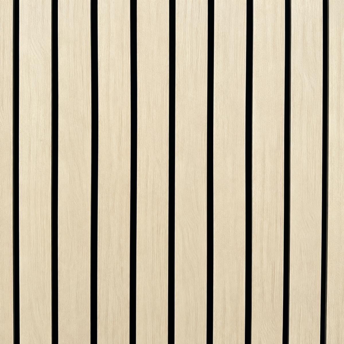 Wall Panel 17A - Oak - Wide Slat Acoustic - 240cm - (1 pack / 4pcs) — Slat & Acoustic Panels handmade to order by Langham Furniture, image 2 of 2