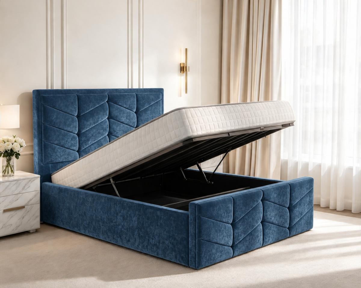Netherton Upholstered Ottoman Bed, view 4