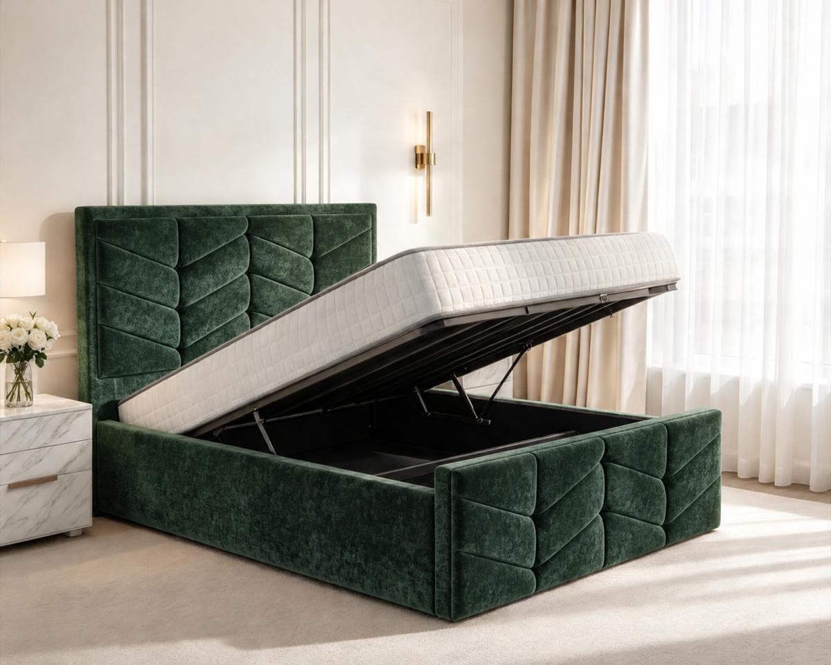 Netherton Upholstered Ottoman Bed, view 6