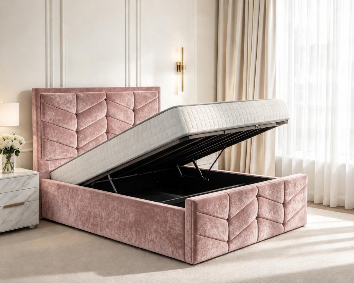 Netherton Upholstered Ottoman Bed, view 8