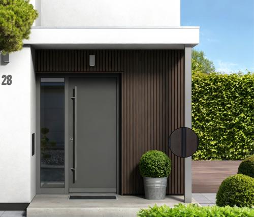 Wall Panel 74D - Dark Brown - Outdoor - 290cm - (1 pack / 6pcs) — Outdoor Wall Panels handmade to order by Langham Furniture