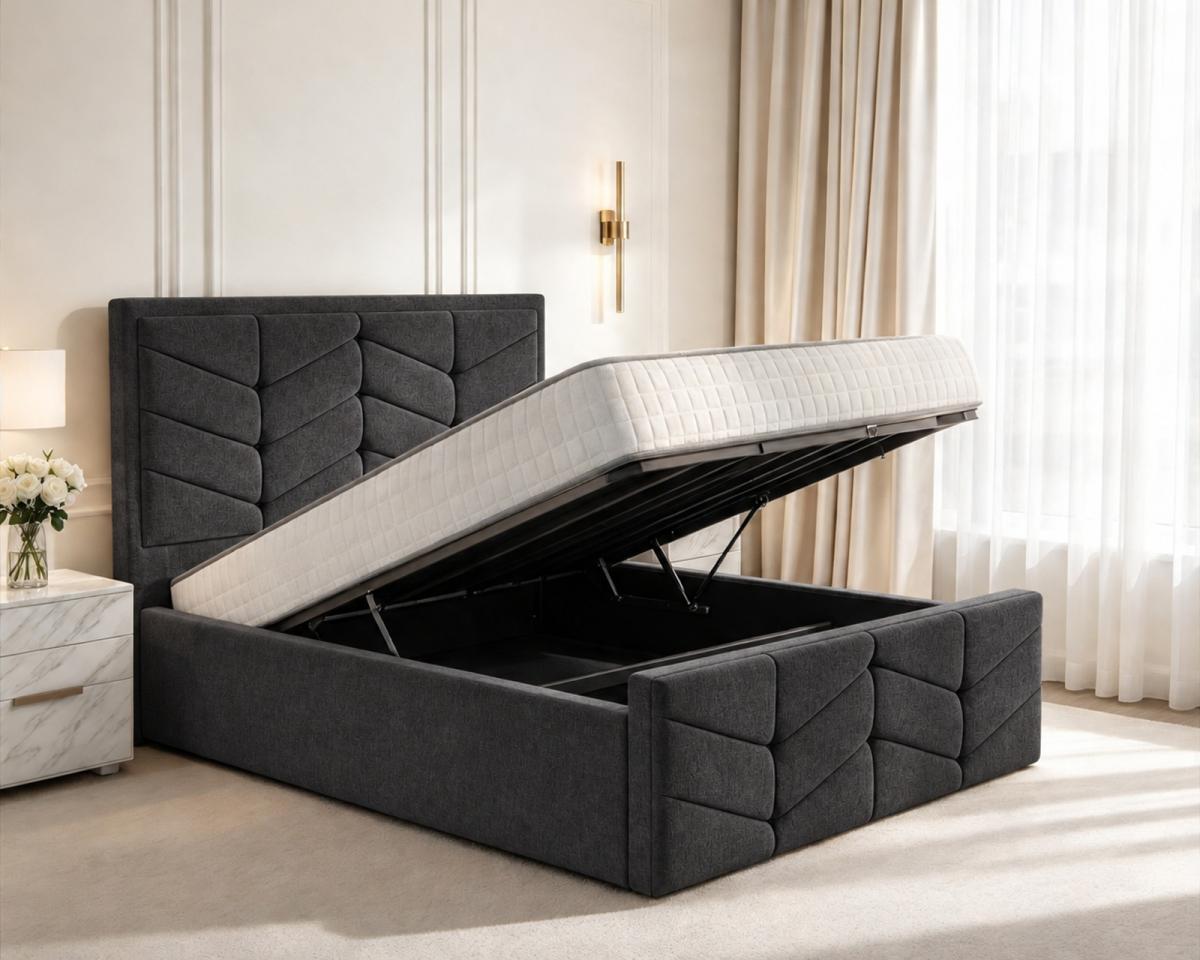 Netherton Upholstered Ottoman Bed, view 22