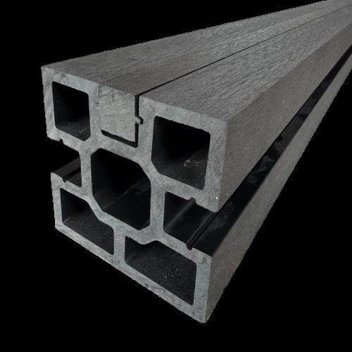 8" Fence Post - Black (1 Pack / 2pcs) — Fencing handmade to order by Langham Furniture