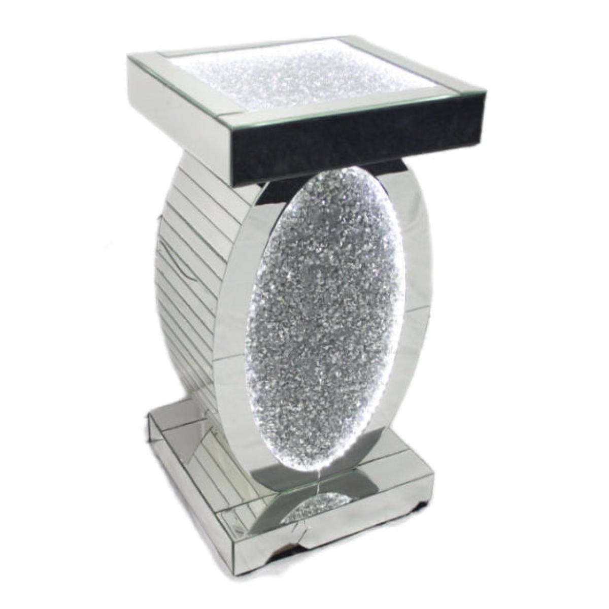 Diamond Stand 01 (LED) — Mirrored Furniture handmade to order by Langham Furniture, image 1 of 5