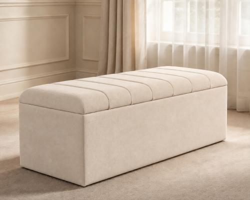 Oakley Ottoman Storage Box — Ottoman Storage Boxes, made to order