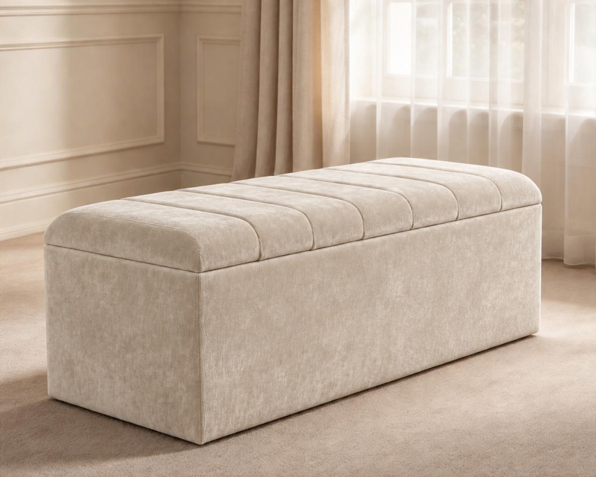 Oakley Ottoman Storage Box, view 2
