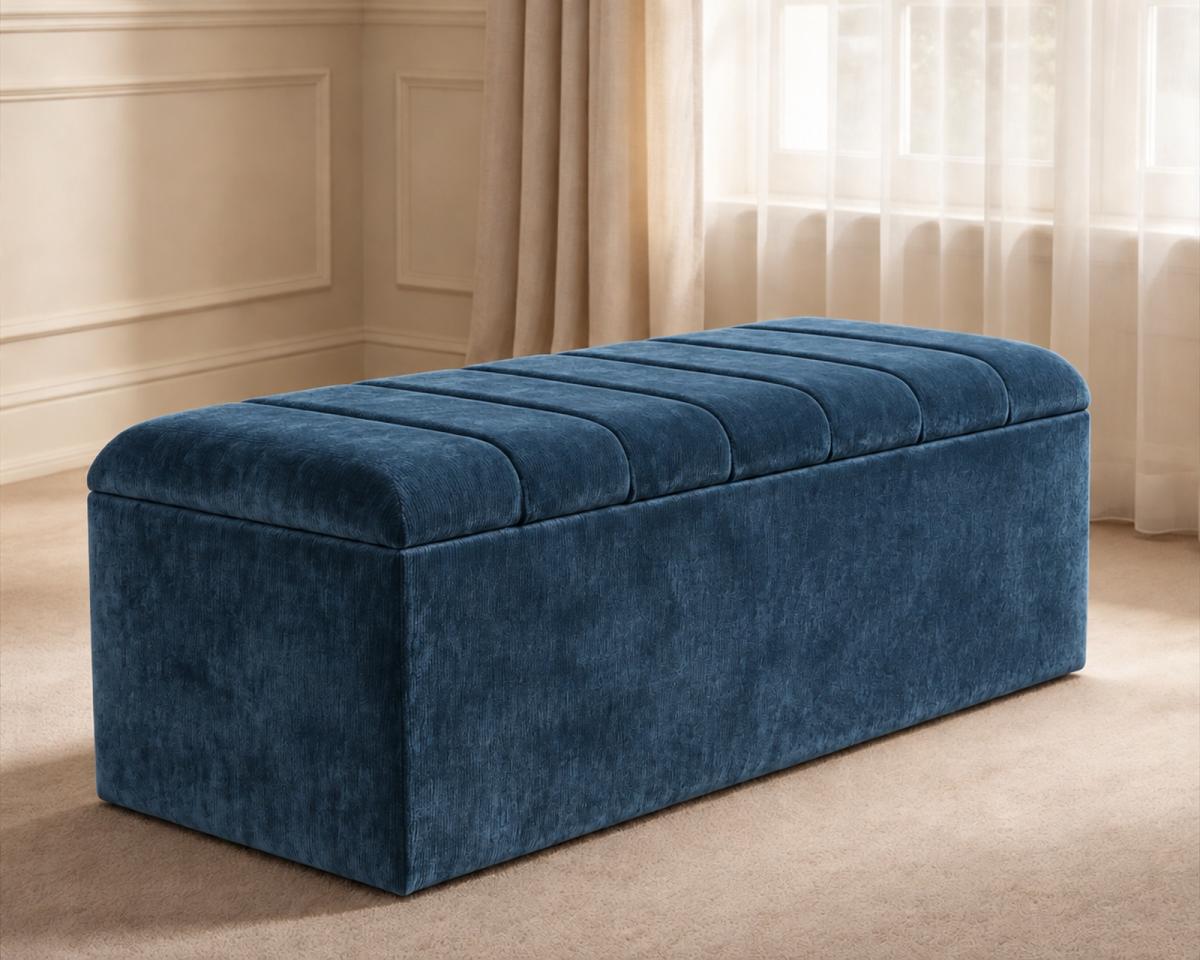 Oakley Ottoman Storage Box, view 4