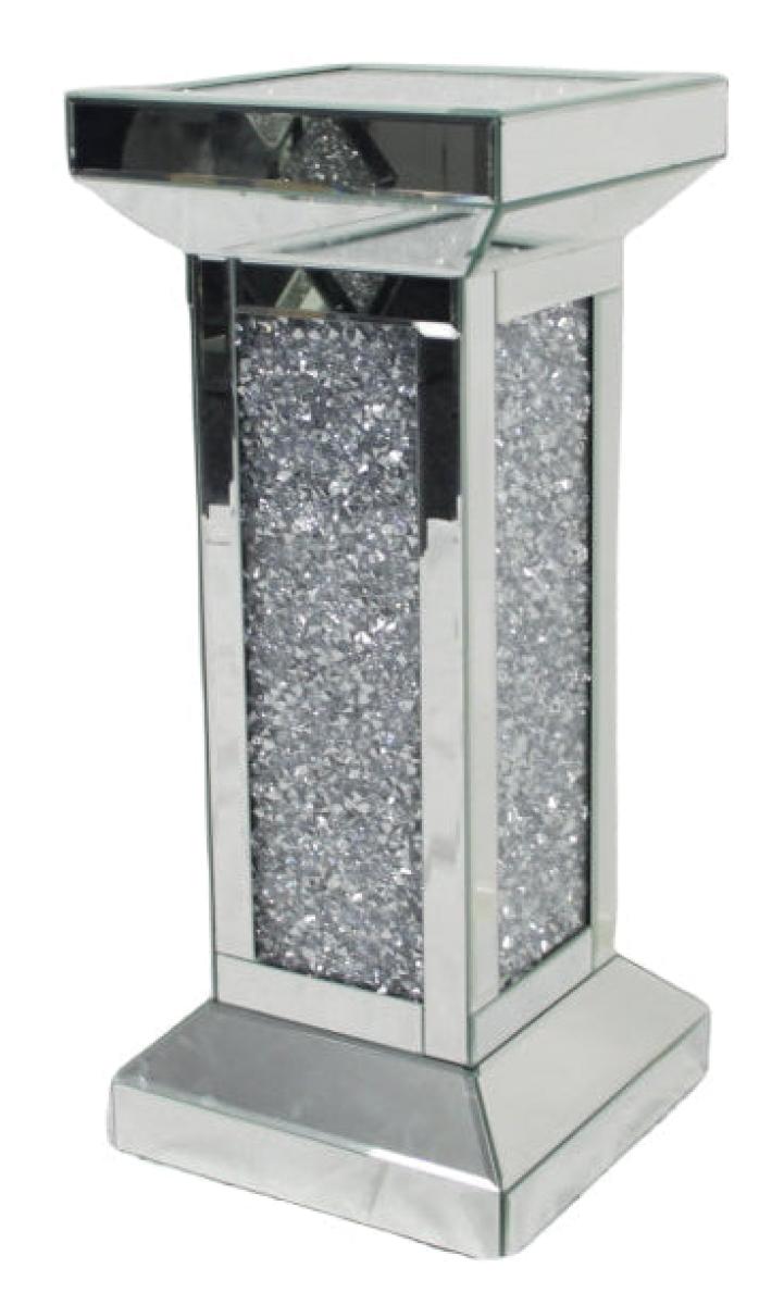 Roma Pedestal 55 — Mirrored Furniture handmade to order by Langham Furniture, image 3 of 5