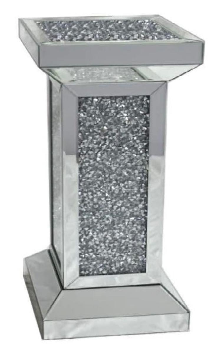 Roma Pedestal 55 — Mirrored Furniture handmade to order by Langham Furniture, image 5 of 5