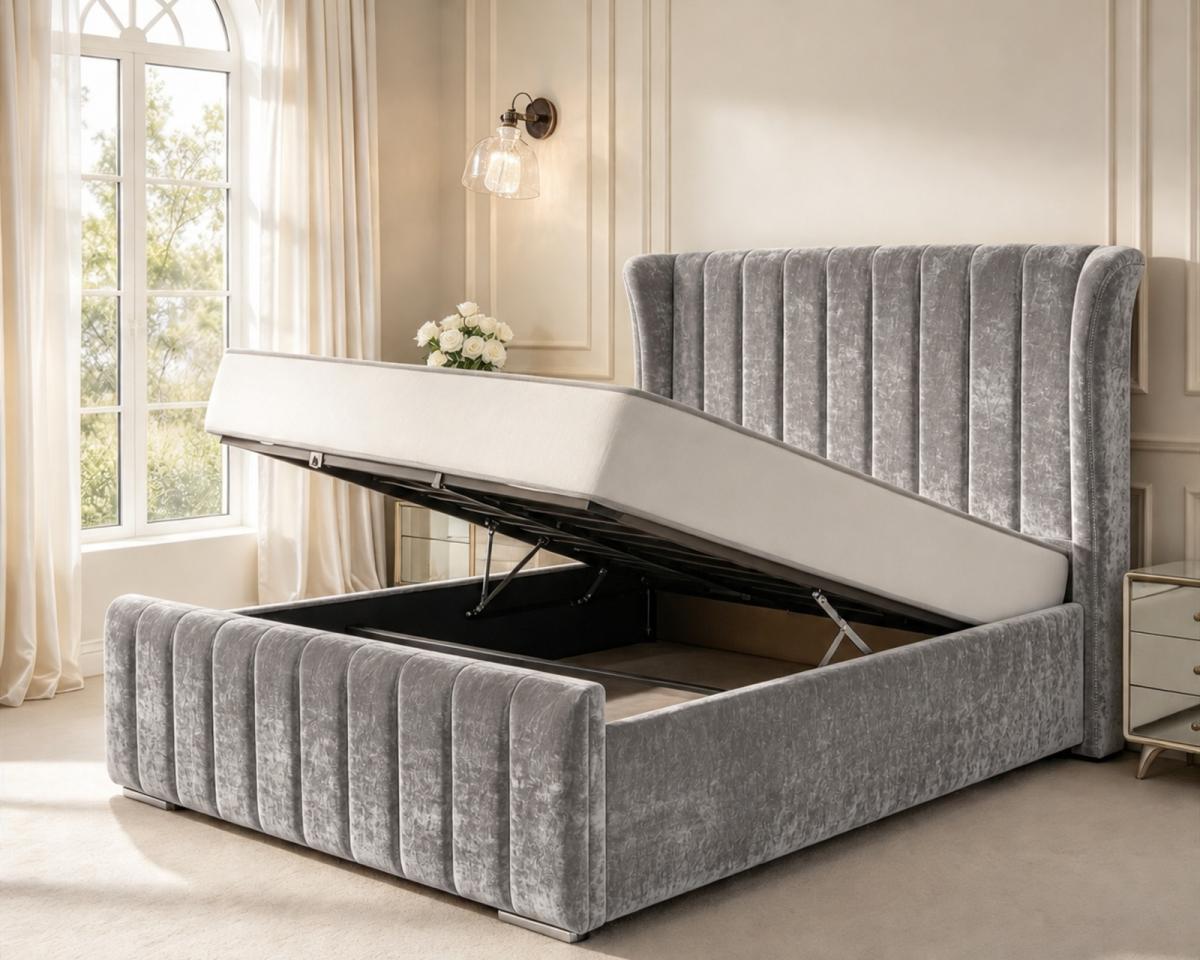 Oakley Upholstered Ottoman Bed, view 3