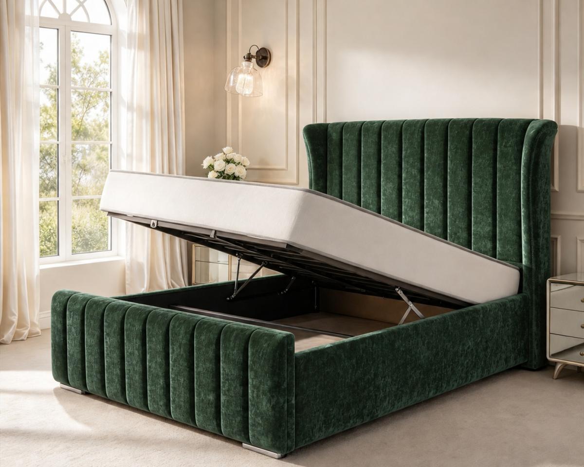 Oakley Upholstered Ottoman Bed, view 6