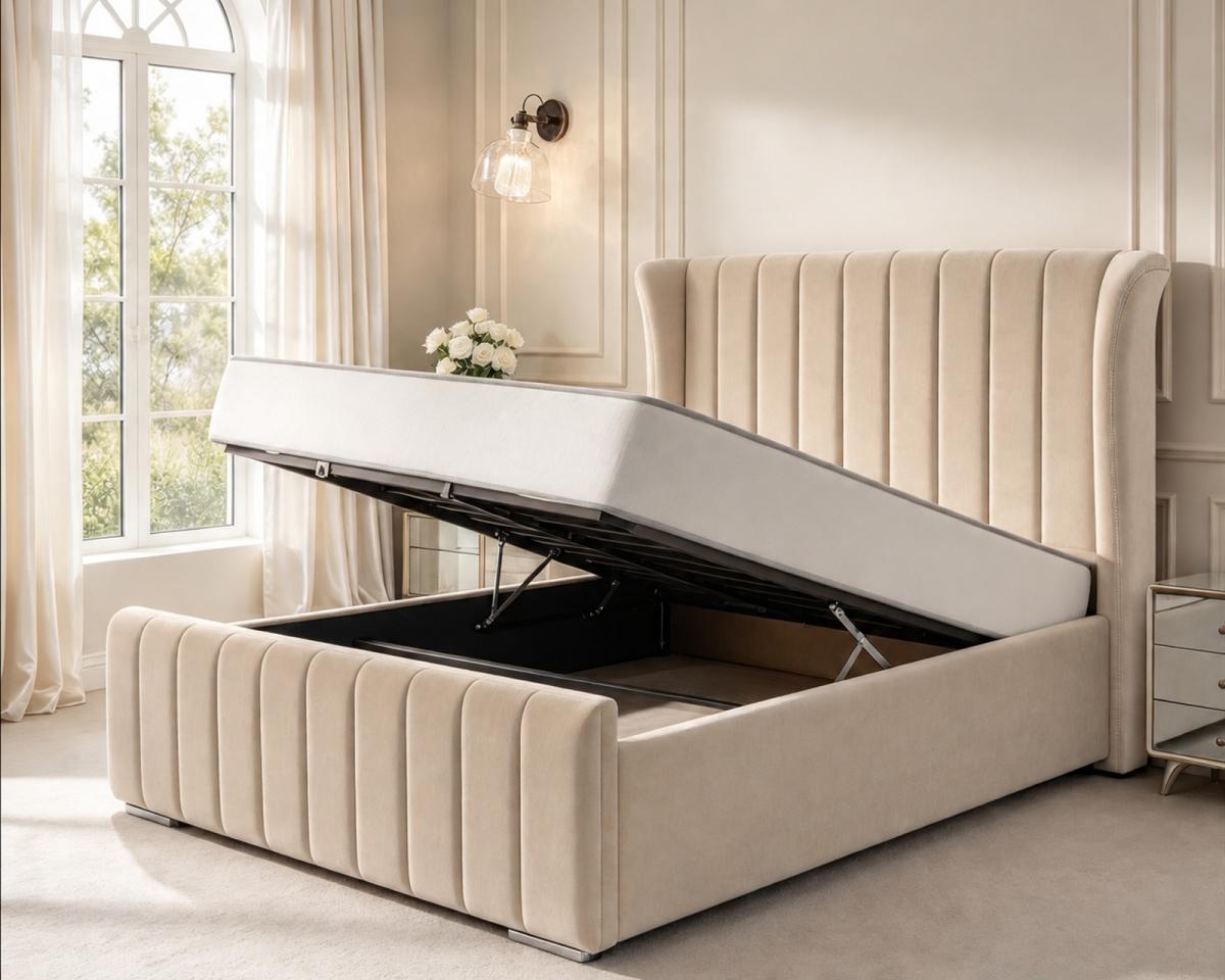 Oakley Upholstered Ottoman Bed, view 11