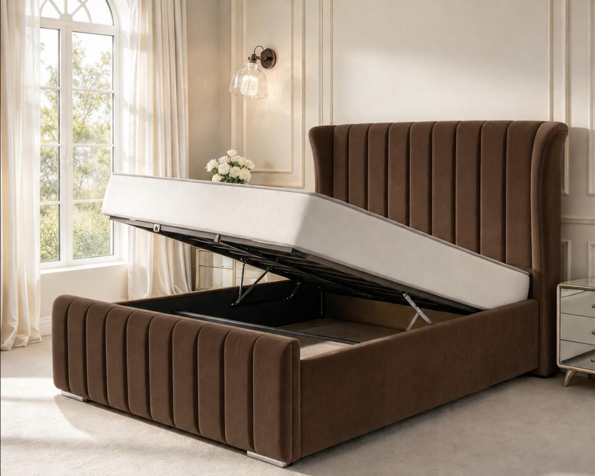 Oakley Upholstered Ottoman Bed, view 13