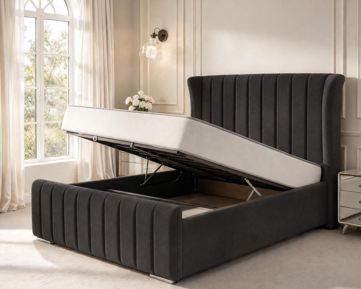 Oakley Upholstered Ottoman Bed, view 17