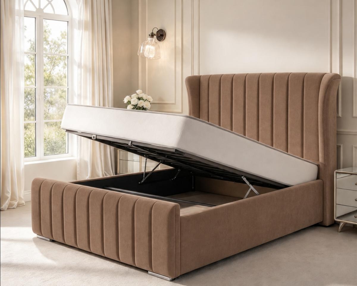 Oakley Upholstered Ottoman Bed, view 19