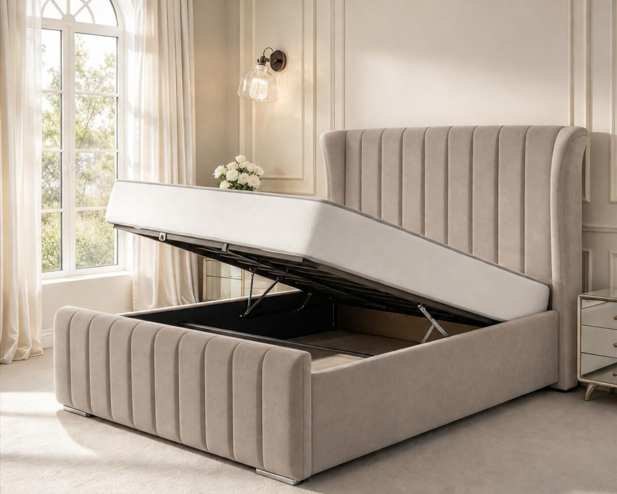 Oakley Upholstered Ottoman Bed, view 20