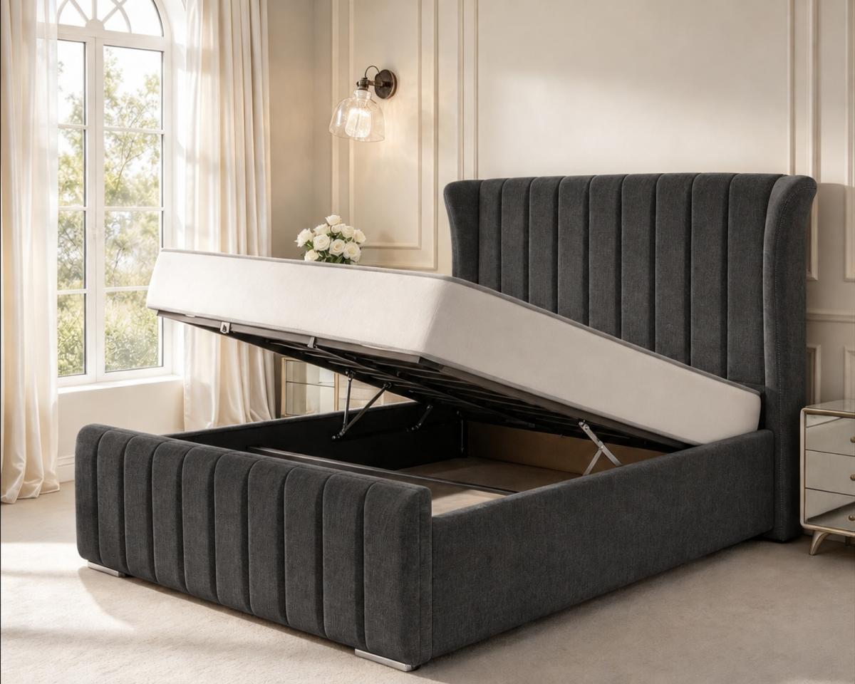 Oakley Upholstered Ottoman Bed, view 22