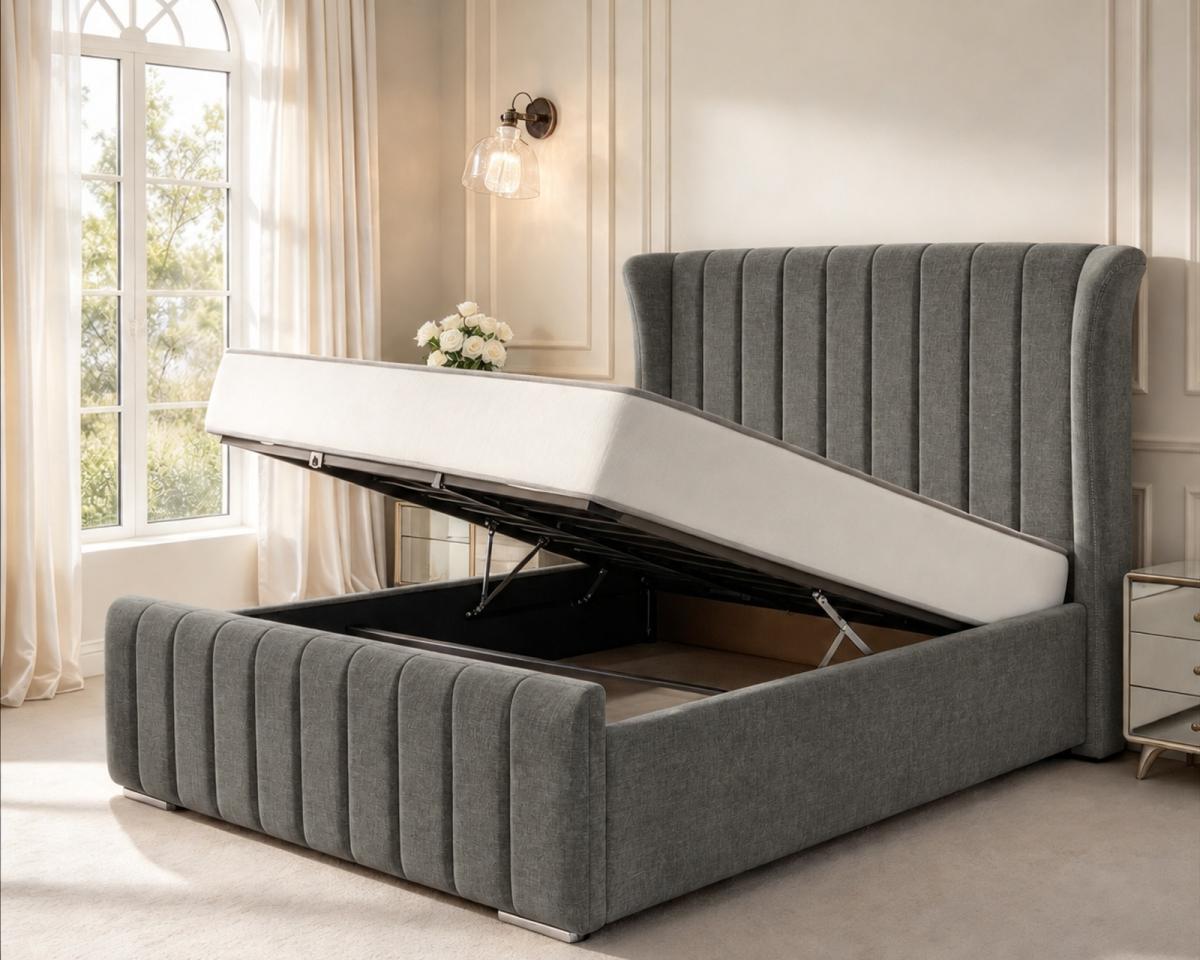 Oakley Upholstered Ottoman Bed, view 23