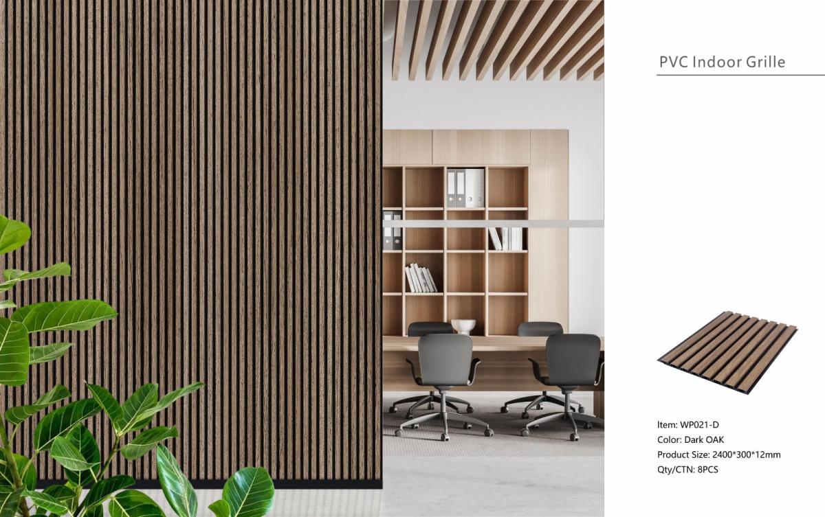 Wall Panel 21D - Dark Oak - Seamless - 240cm - (1 pack / 8pcs) — Slat & Acoustic Panels handmade to order by Langham Furniture, image 3 of 6