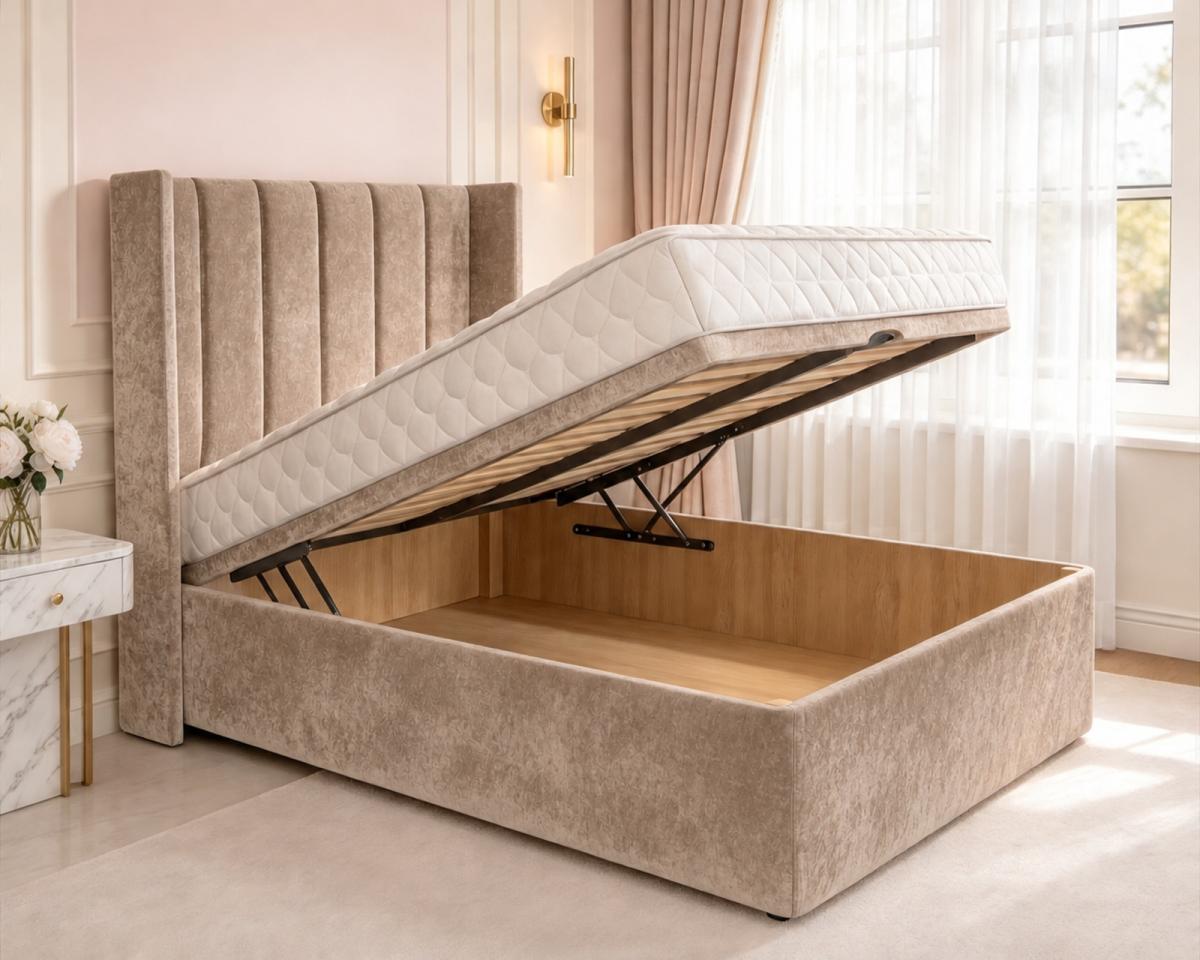 Pembroke Kids Wingback Ottoman Divan Bed, view 7