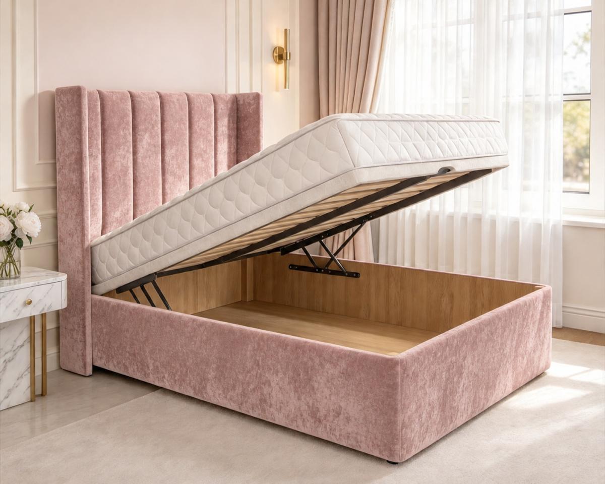 Pembroke Kids Wingback Ottoman Divan Bed, view 8