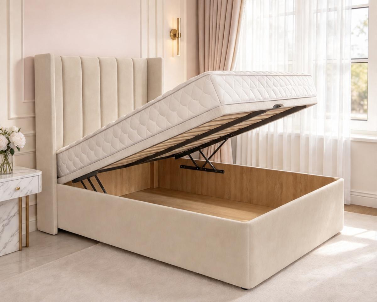 Pembroke Kids Wingback Ottoman Divan Bed, view 11