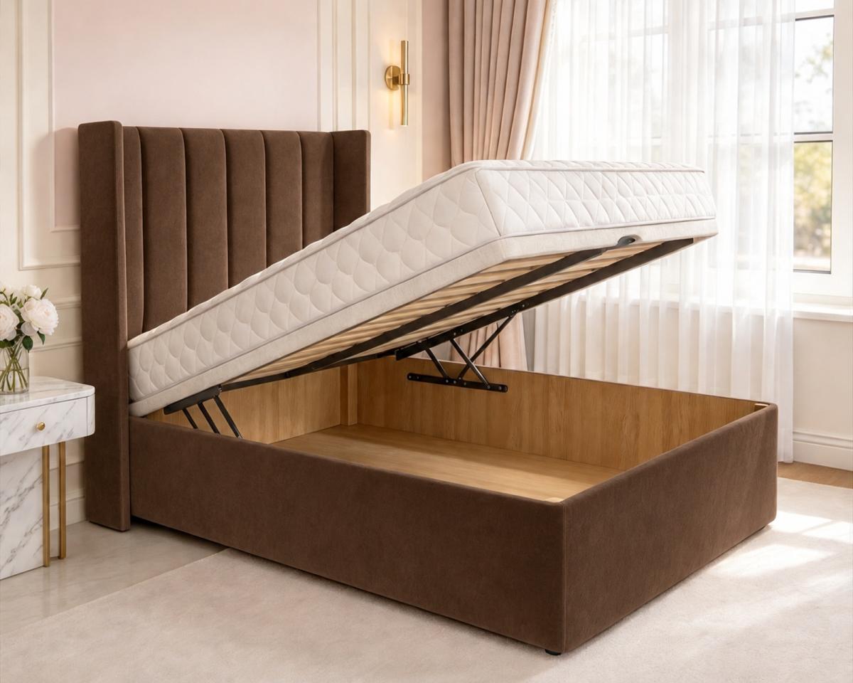 Pembroke Kids Wingback Ottoman Divan Bed, view 13
