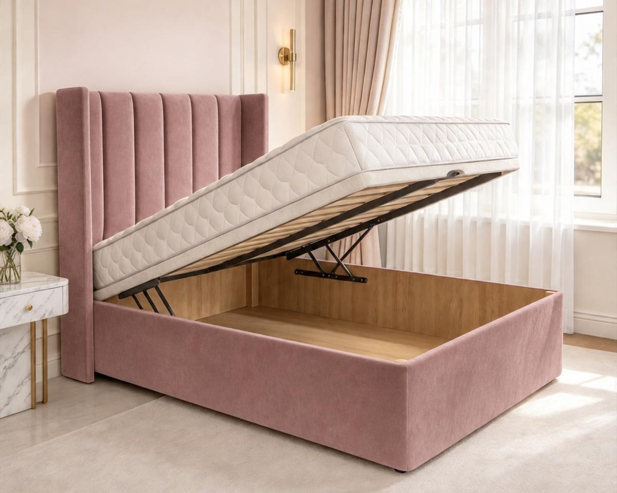Pembroke Kids Wingback Ottoman Divan Bed, view 14