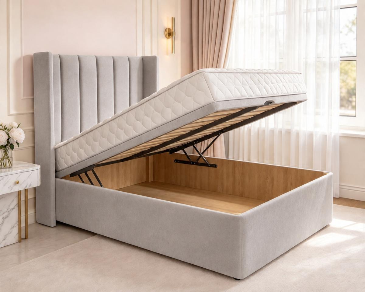 Pembroke Kids Wingback Ottoman Divan Bed, view 15
