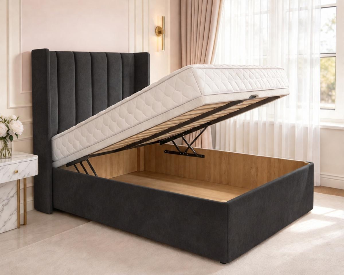 Pembroke Kids Wingback Ottoman Divan Bed, view 17