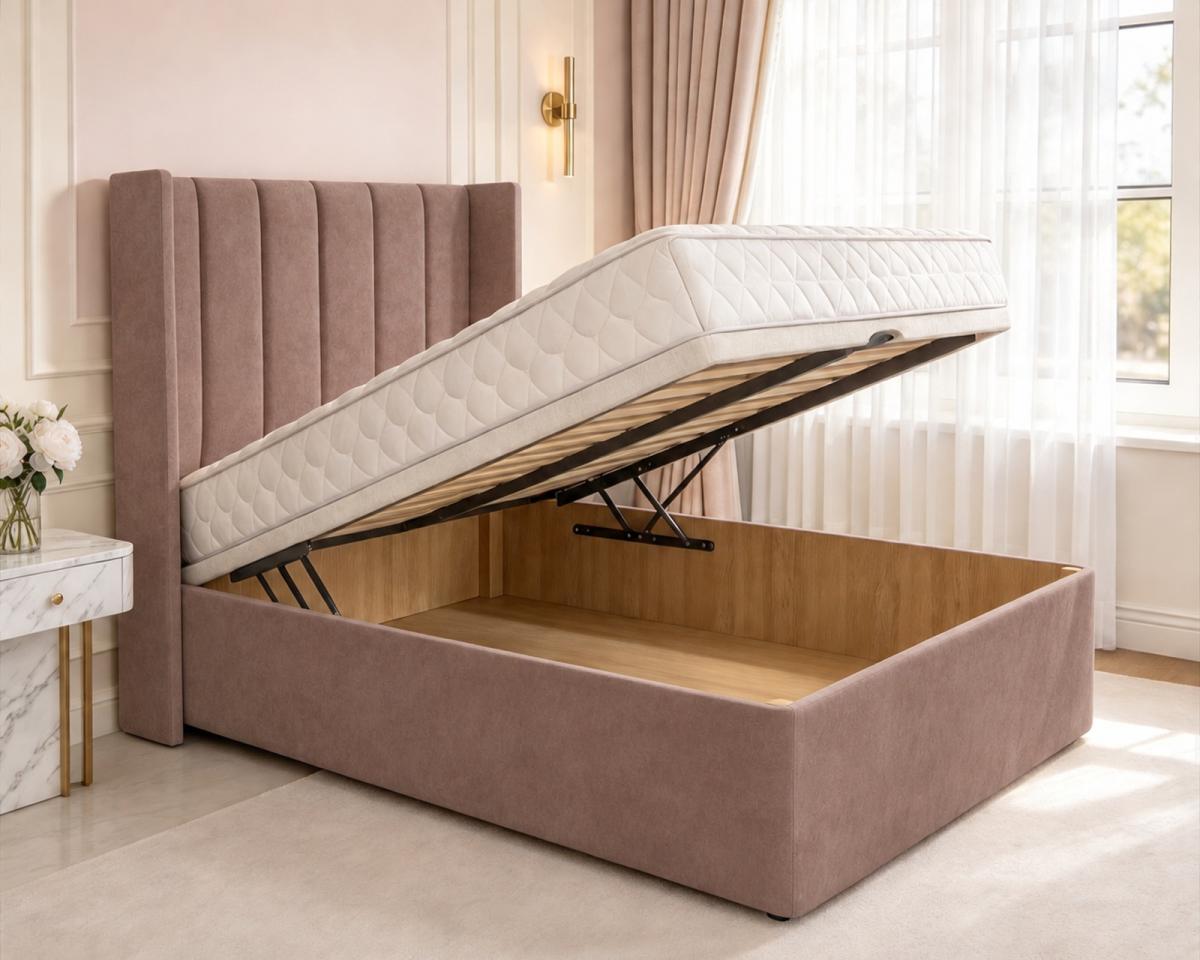 Pembroke Kids Wingback Ottoman Divan Bed, view 18