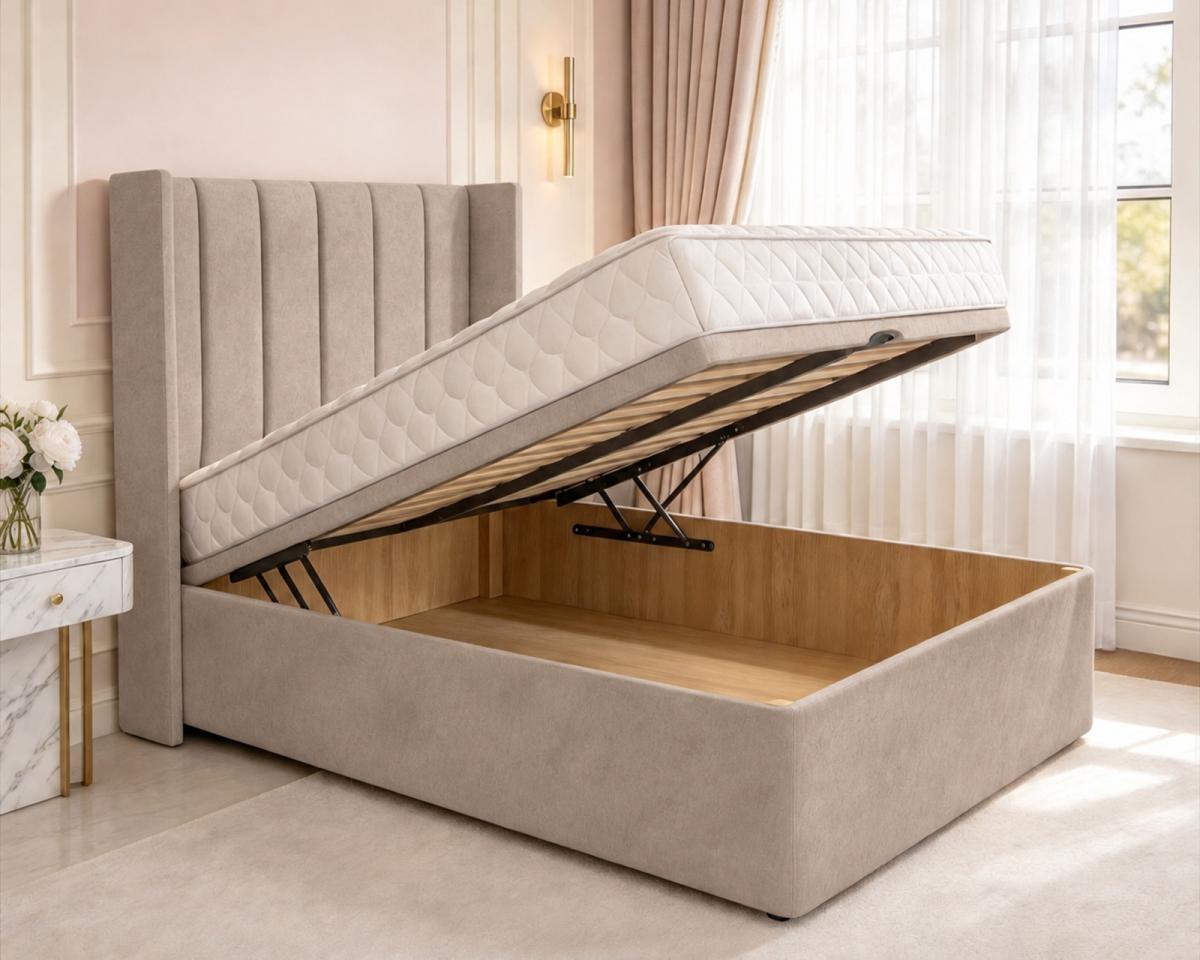 Pembroke Kids Wingback Ottoman Divan Bed, view 20