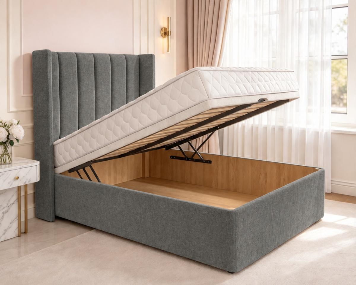 Pembroke Kids Wingback Ottoman Divan Bed, view 23