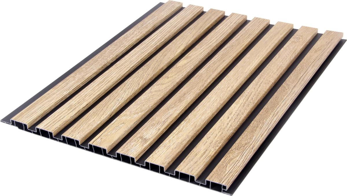 Wall Panel 21A - Oak - Seamless - 240cm - (1 pack / 8pcs) — Slat & Acoustic Panels handmade to order by Langham Furniture, image 2 of 6