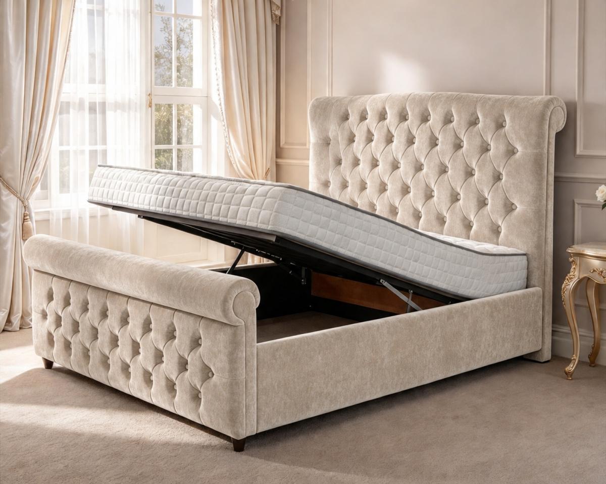 Penhurst Upholstered Ottoman Bed, view 2