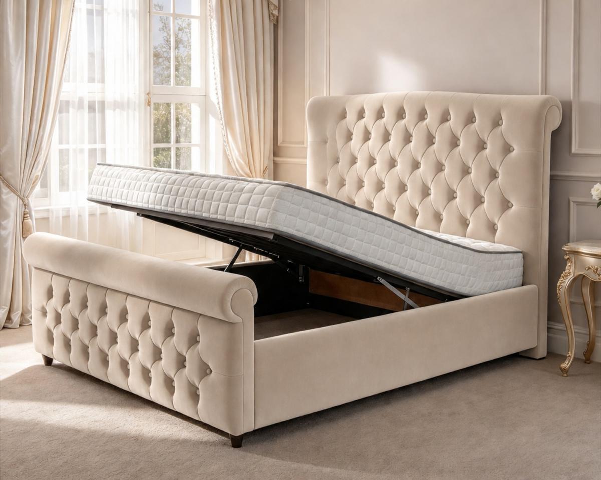 Penhurst Upholstered Ottoman Bed, view 11