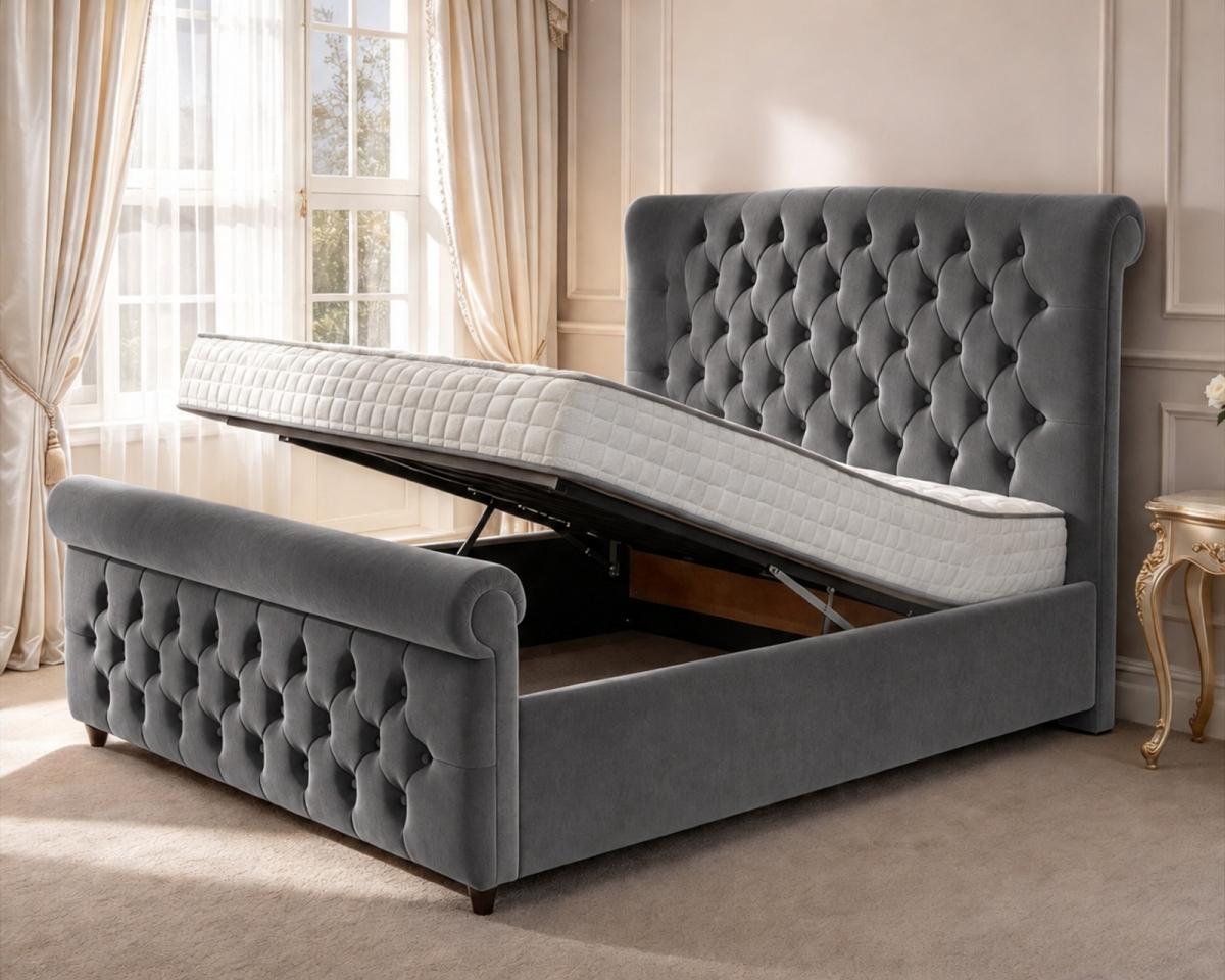 Penhurst Upholstered Ottoman Bed, view 16