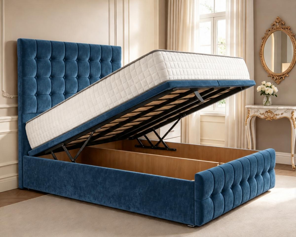 Radley Ottoman Divan Bed, view 4
