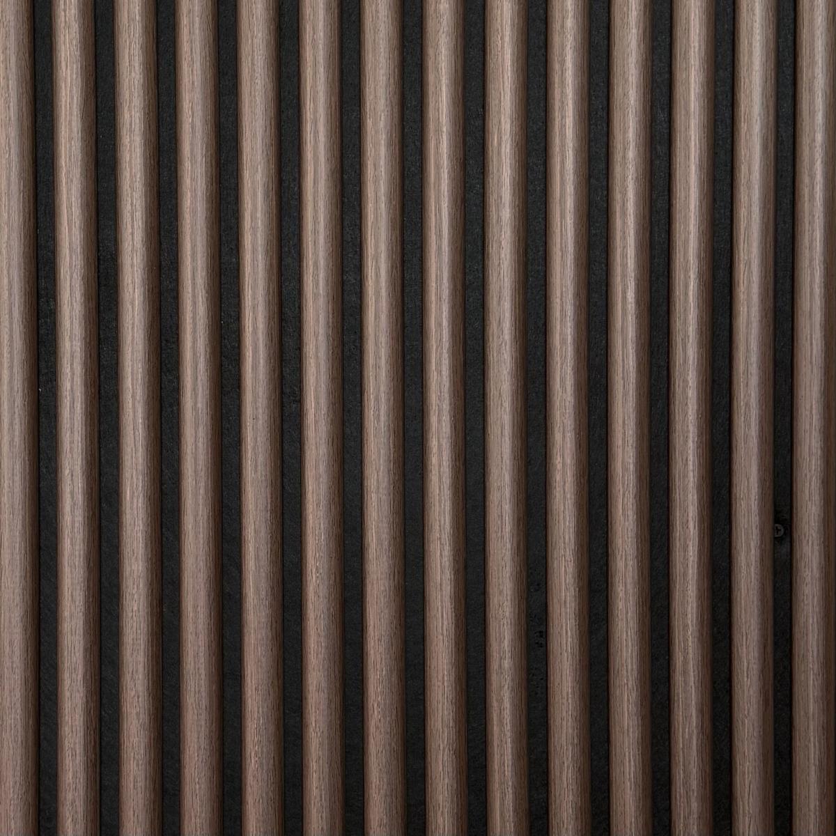 Wall Panel 36WT - Walnut - Acoustic - 240cm - (1 pack / 4pcs) — Slat & Acoustic Panels handmade to order by Langham Furniture, image 2 of 2