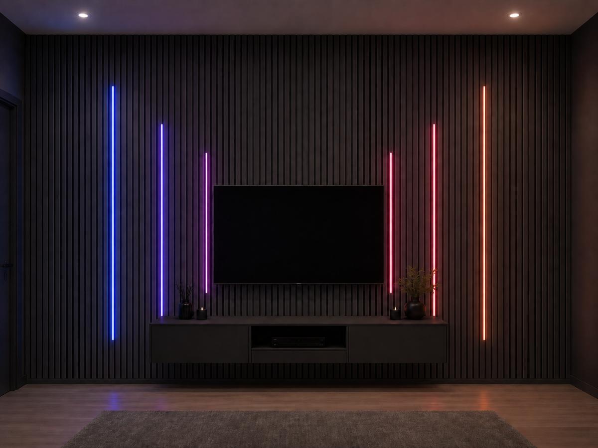 Wall Panel LED Lighting 02 (6pcs) — Panel Lighting handmade to order by Langham Furniture, image 1 of 3