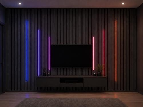 Wall Panel LED Lighting 02 (6pcs) — Panel Lighting handmade to order by Langham Furniture