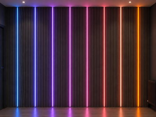 Wall Panel LED Lighting 08 - Flexible (4pcs) — Panel Lighting handmade to order by Langham Furniture