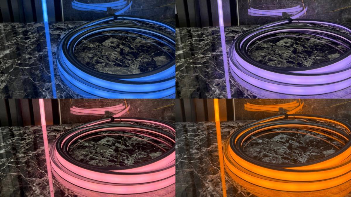 Wall Panel LED Lighting 08 - Flexible (4pcs) — Panel Lighting handmade to order by Langham Furniture, image 2 of 13