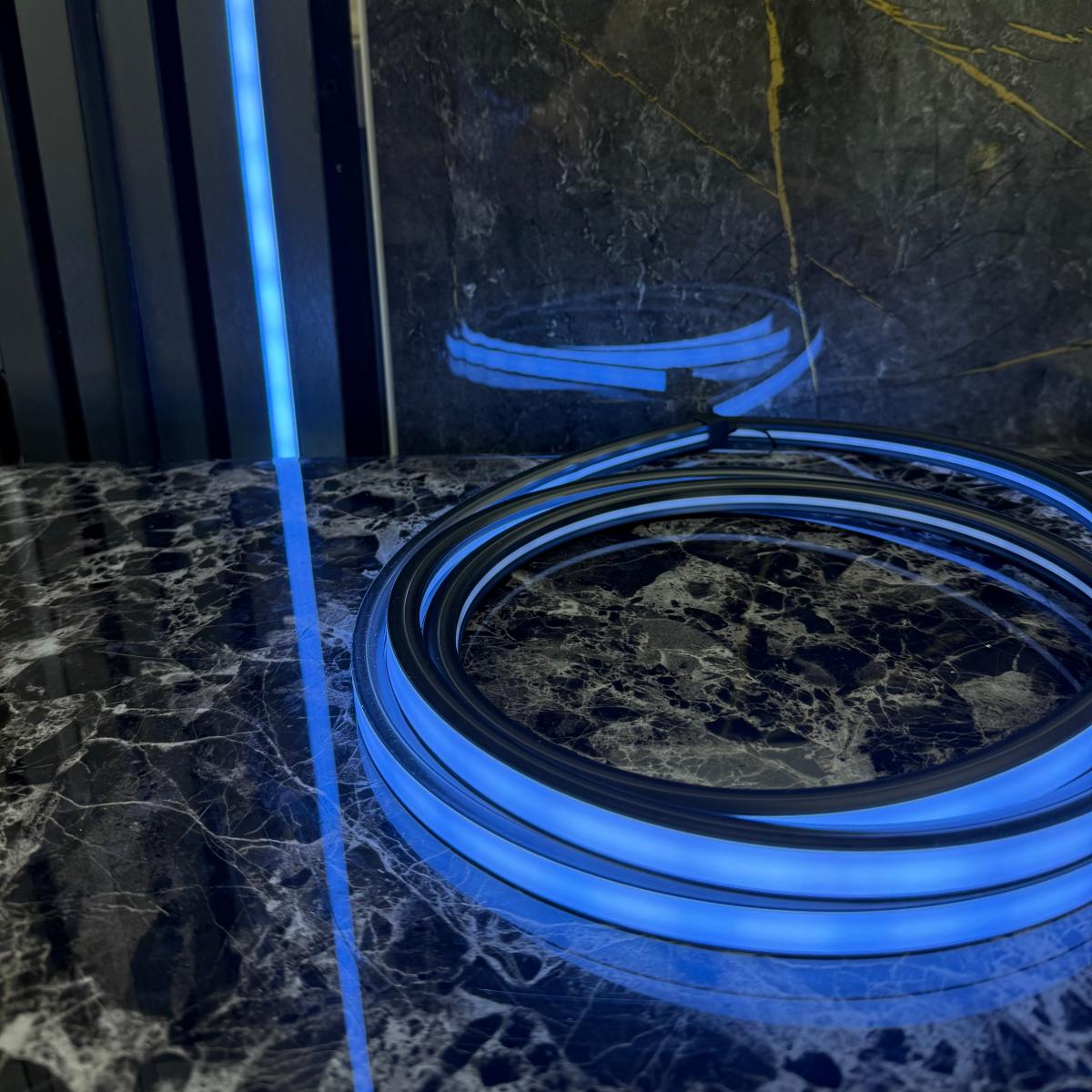 Wall Panel LED Lighting 08 - Flexible (4pcs) — Panel Lighting handmade to order by Langham Furniture, image 6 of 13