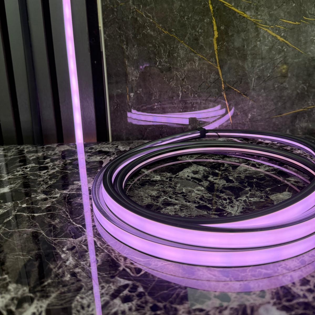 Wall Panel LED Lighting 08 - Flexible (4pcs) — Panel Lighting handmade to order by Langham Furniture, image 9 of 13