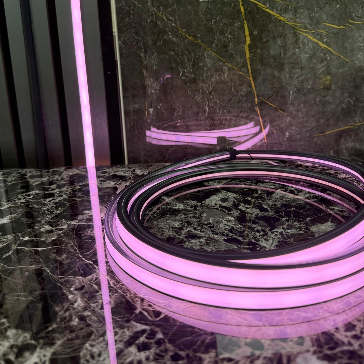 Wall Panel LED Lighting 08 - Flexible (4pcs) — Panel Lighting handmade to order by Langham Furniture, image 10 of 13