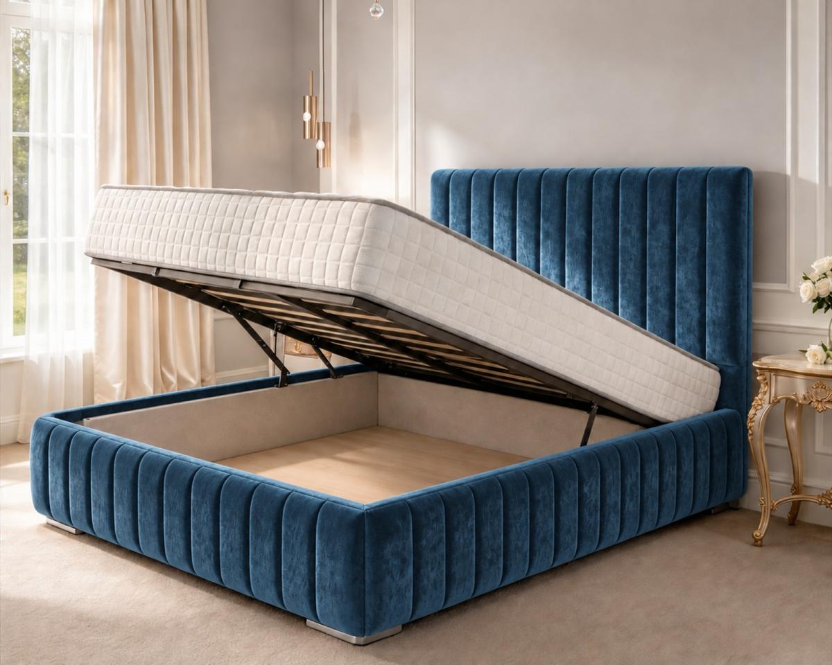Rushmere Upholstered Ottoman Bed, view 4