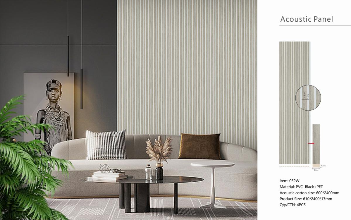 Wall Panel 32W - Light Oak - Premium 3-Sided Acoustic - 240cm - (1 pack / 4pcs) — Slat & Acoustic Panels handmade to order by Langham Furniture, image 3 of 3