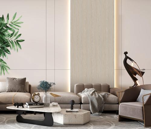 Wall Panel 32K - Shadow Oak - Premium 3-Sided Acoustic - 240cm - (1 pack / 4pcs) — Slat & Acoustic Panels handmade to order by Langham Furniture